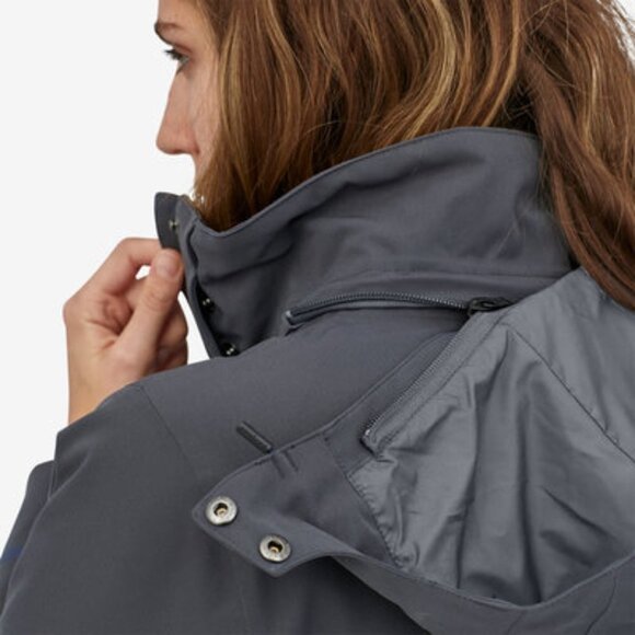 Rare 2012 Patagonia Tres Parka Smoulder Blue Medium - Picture 2 of 15